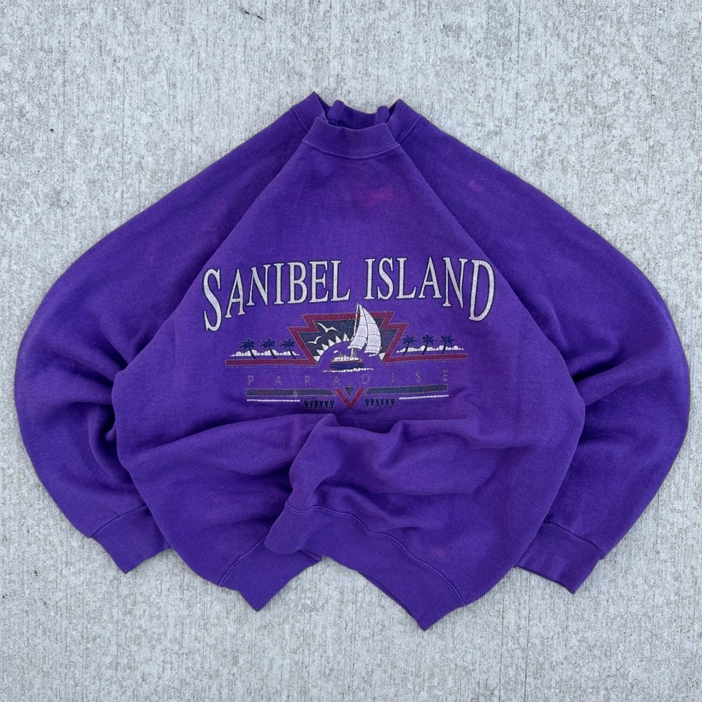 Vintage Sanibel Island Crewneck Sweater
